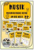 Vorschau - Unterrichtsreihen - Musikalische Reise um die Welt - Materialpaket - Deckblatt