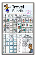 Vista previa - Hojas de trabajo - Travel - Bundle! - Portada