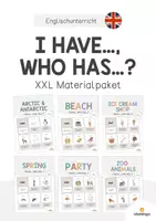 Vorschau - Spiele - I HAVE..., WHO HAS...: XXL Materialpaket für den Englischunterricht - Deckblatt