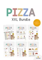 Vista previa - Hojas de trabajo - PIZZA: Paquete XXL de materiales para la clase de inglés - Portada