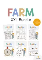 Vista previa - Hojas de trabajo - FARM: Paquete XXL de materiales para la clase de inglés (Granja) - Portada