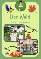 Vorschau - Unterrichtsreihen - Der Wald - Großes CLIL Materialpaket (Englisch und Sachunterricht) - Deckblatt