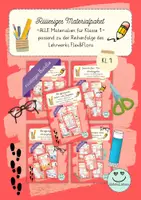 Vorschau - Arbeitsblätter - Riesiges Materialpaket: Deutsch Flex und Flora Klasse 1 - Deckblatt