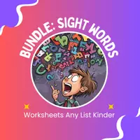 Vorschau - Arbeitsblätter - Editable Sight Word BUNDLE – Grades 1–4 – Flexible ELA Kit - Deckblatt