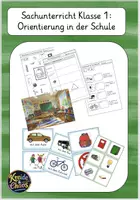 Vorschau - Arbeitsblätter - Materialpaket: Orientierung in der Schule - Deckblatt