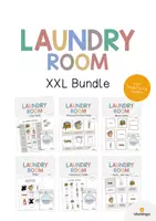 Aperçu - Matériel pour travaux manuels / dessin - LAUNDRY ROOM: Pack XXL de ressources pour les cours d’anglais (Buanderie) - Page de couverture