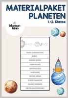 Vorschau - Arbeitsblätter - PLANETEN Materialpaket - 1. & 2. Klasse - Deckblatt