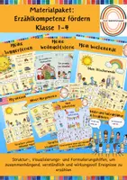 Vorschau - Arbeitsblätter - Materialpaket Erzählkompetenz fördern - Deckblatt