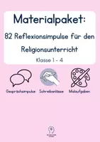Vorschau - Arbeitsblätter - Materialpaket: Philosophieren im Religionsunterricht Kl. 1 - 4 - Deckblatt