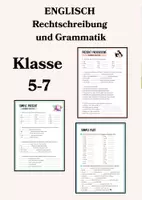Vorschau - Arbeitsblätter - Materialpaket - ENGLISCH Rechtschreibung und Grammatik - Deckblatt