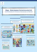 Vorschau - Stundenentwürfe - Mega - Materialpaket Schwimmunterricht - Deckblatt