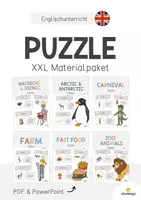 Vorschau - Spiele - PUZZLE: XXL Paket für den Englischunterricht - Deckblatt