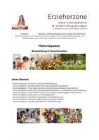 Vorschau - Stundenentwürfe - Materialpaket Beobachtung & Dokumentation, Lernfeld 4: Bildungs- und Entwicklungsprozesse anregen und unterstützen - Deckblatt