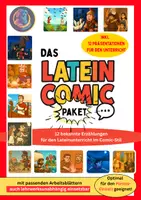 Vorschau - Arbeitsblätter - Latein Comic Paket - 12 Erzählungen mit Powerpoints - Deckblatt