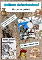 Vorschau - Arbeitsblätter - Antikes Griechenland Materialpaket - Deckblatt