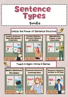 Vorschau - Arbeitsblätter - Sentence Types Materialpaket - Englisch - Deckblatt