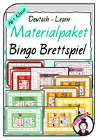 Vorschau - Spiele - Materialpaket BINGO Brettspiel | LESEN - Deckblatt