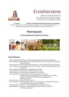 Vorschau - Stundenentwürfe - Materialpaket: Entwicklungspsychologische Grundlagen, Lernfeld 4: „Bildungs- und Entwicklungsprozesse anregen und unterstützen“ - Deckblatt