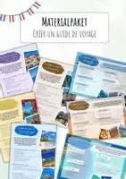 Vorschau - Arbeitsblätter - Materialpaket - Créer un guide de voyage - Deckblatt