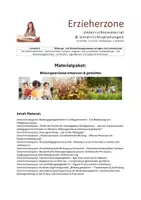 Vorschau - Stundenentwürfe - Materialpaket Bildungsanlässe erkennen & gestalten, Lernfeld 4: „Bildungs- und Entwicklungsprozesse anregen und unterstützen“ - Deckblatt