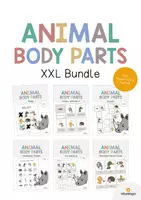 Aperçu - Matériel pour travaux manuels / dessin - ANIMAL BODY PARTS: Pack XXL de ressources pour les cours d’anglais (Parties du corps des animaux) - Page de couverture