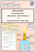 Vorschau - Arbeitsblätter - Materialpaket Kartuschenbrenner - Deckblatt