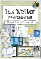 Vorschau - Stundenentwürfe - Materialpaket "Wetter" - Klasse 1 und 2 - Deckblatt