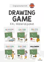 Vorschau - Spiele - DRAWING GAME: XXL Paket für den Englischunterricht - Deckblatt
