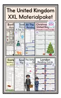Vorschau - Arbeitsblätter - The United Kingdom - wachsendes Paket - Deckblatt
