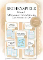 Vorschau - Spiele - RECHENSPIELE KLASSE 1 SAMMLUNG - Deckblatt