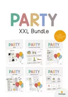 Aperçu - Matériel pour travaux manuels / dessin - PARTY: Pack XXL de ressources pour les cours d’anglais (Fête) - Page de couverture