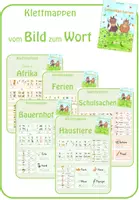 Vorschau - Fördermaterial/Inklusion - Klettmappen: vom Bild zum Wort (1) - Deckblatt