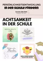Vorschau - Mal- und Bastelvorlagen - Materialpaket Achtsamkeit - Deckblatt