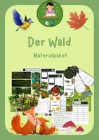 Vorschau - Unterrichtsreihen - Der Wald - Materialpaket (Stockwerke, Laubbäume, Nadelbäume, Förster) - Deckblatt