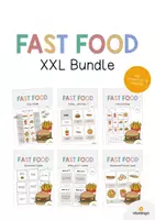 Aperçu - Jeux - FAST FOOD: Pack XXL de ressources pour les cours d’anglais (Restauration rapide) - Page de couverture