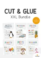 Vista previa - Hojas de trabajo - CUT & GLUE: Paquete XXL para la clase de inglés - Portada