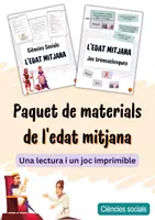 Vista previa - Unidades / Secuencias / Situaciones de Aprendizaje - Pack Edat Mitjana: Lectura, història i joc - Portada