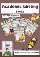 Vorschau - Arbeitsblätter - Academic Writing Materialpaket - Deckblatt