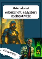 Vorschau - Unterrichtsreihen - Materialpaket: Arbeitsheft & Mystery zu Radioaktivität - Deckblatt