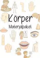 Vorschau - Arbeitsblätter - Materialpaket: Mein Körper 1./ 2. Klasse - Deckblatt
