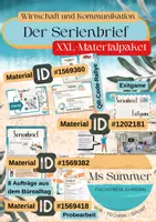 Vorschau - Spiele - WiK - Serienbrief XXL-Materialpaket: Erarbeitung, Übung, Wiederholung, Leistungskontrolle - Deckblatt