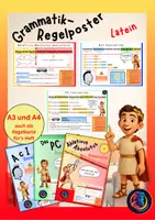 Vorschau - Poster - Poster u. Merkblätter - Grammatik im Lateinunterricht - Deckblatt