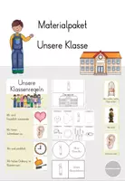 Vorschau - Arbeitsblätter - Materialpaket: Unterrichtsreihe: Unsere Klasse - Klasse 1 - Deckblatt