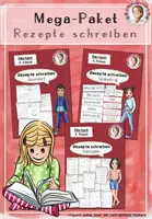 Vorschau - Arbeitsblätter - Rezepte schreiben Vorgangsbeschreibung | Materialpaket Klasse 2-3 - Deckblatt