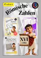 Vorschau - Arbeitsblätter - Römische Zahlen lernen und vertiefen (Materialpaket) - Deckblatt