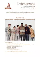 Vorschau - Stundenentwürfe - Materialpaket: Netzwerkarbeit, Kooperationsformen und Hilfeplanung, Lernfeld 6: „Kinder, Jugendliche und junge Erwachsene bei der Bewältigung besonderer Lebenssituationen unterstützen“ - Deckblatt