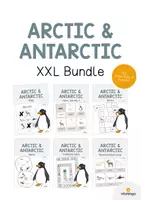 Vista previa - Manualidades / Dibujos para colorear - ARCTIC & ANTARCTIC: Paquete XXL de materiales para la clase de inglés (Ártico y Antártida) - Portada