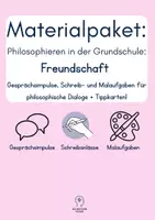 Vorschau - Anderer Materialtyp - Materialpaket: Philosophieren in der Grundschule - Freundschaft - Deckblatt