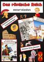 Vorschau - Arbeitsblätter - Antikes Rom Materialpaket - Deckblatt