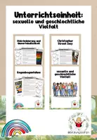 Vorschau - Arbeitsblätter - Unterrichtsreihe: sexuelle und geschlechtliche Vielfalt - Deckblatt